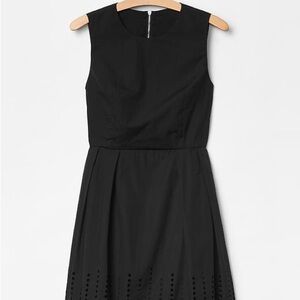 GAP Black Laser Cut Dress